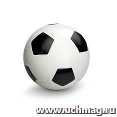 Мяч резиновый "Футбол", диаметр 20 см — интернет-магазин УчМаг