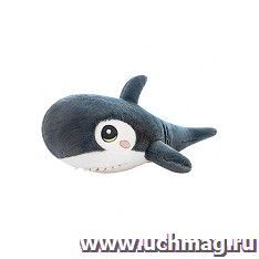 Игрушка мягкая "Акула", тёмно-серая, 45 см — интернет-магазин УчМаг