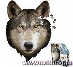 Контурный пазл "Волк", 300 деталей — интернет-магазин УчМаг
