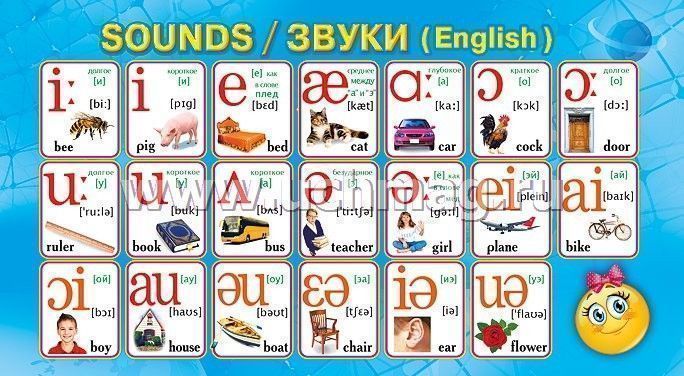 Буквы и звуки английского языка. Картинки - презентация онлайн
